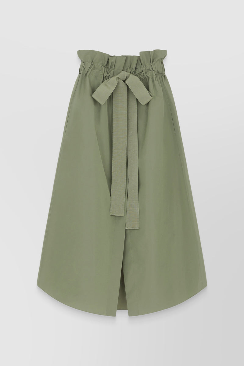 Patou - Gros grain pencil taffeta maxi skirt