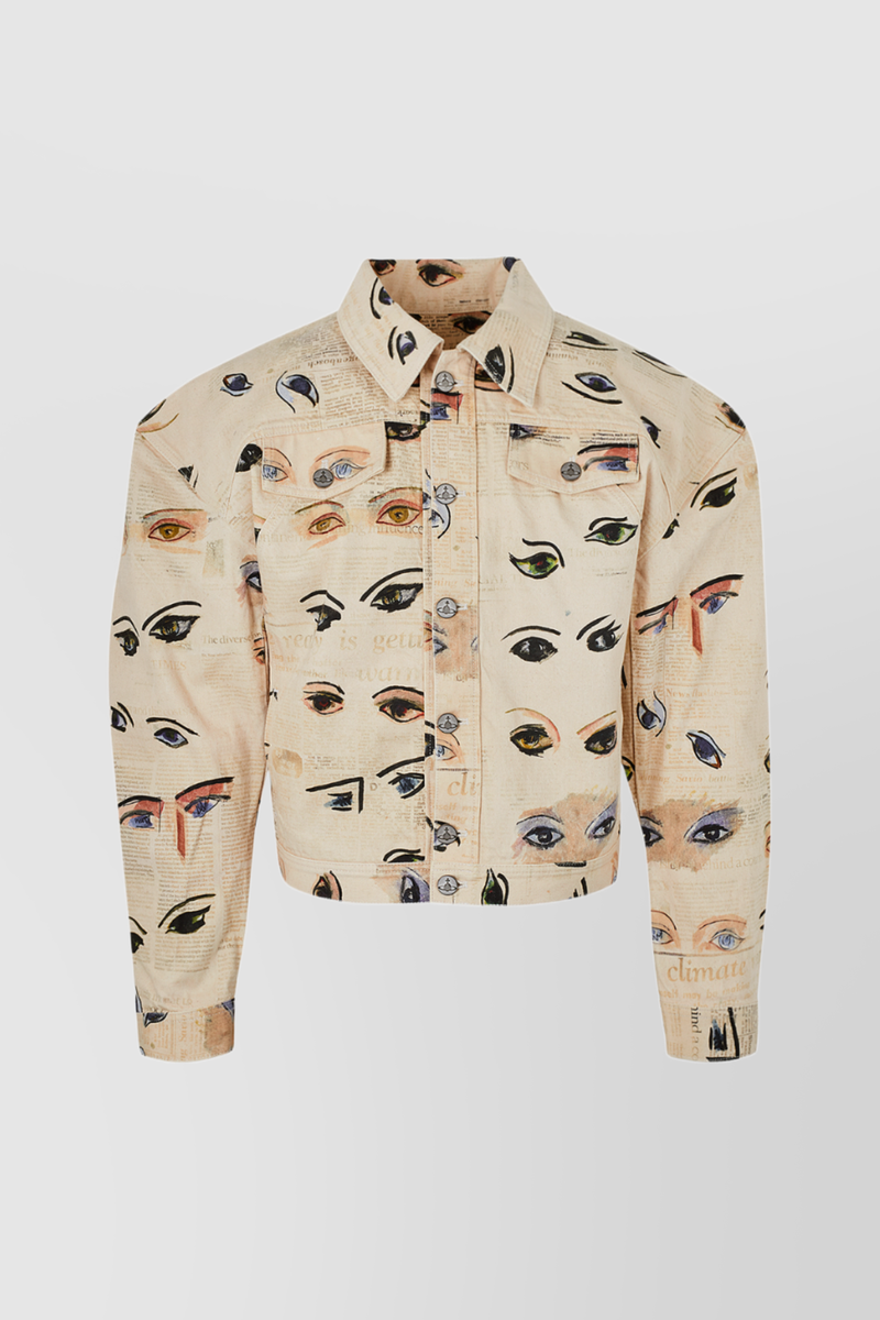 Vivienne Westwood - Printed denim boxer jacket