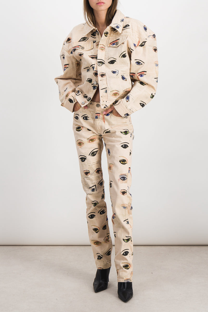 Vivienne Westwood - Printed denim boxer jacket