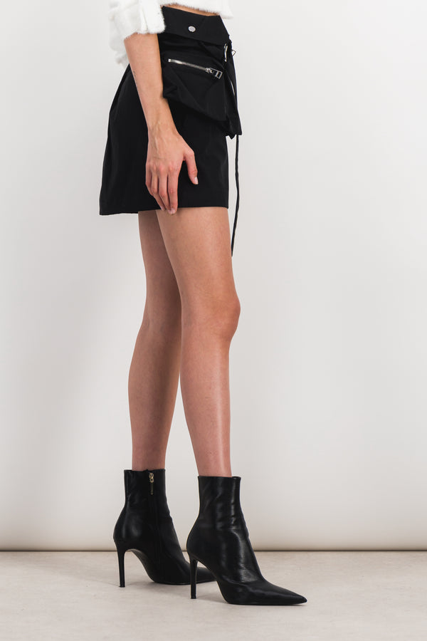 Utility mini skirt