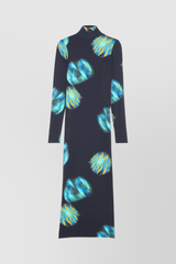 Bodycon printed jersey dress