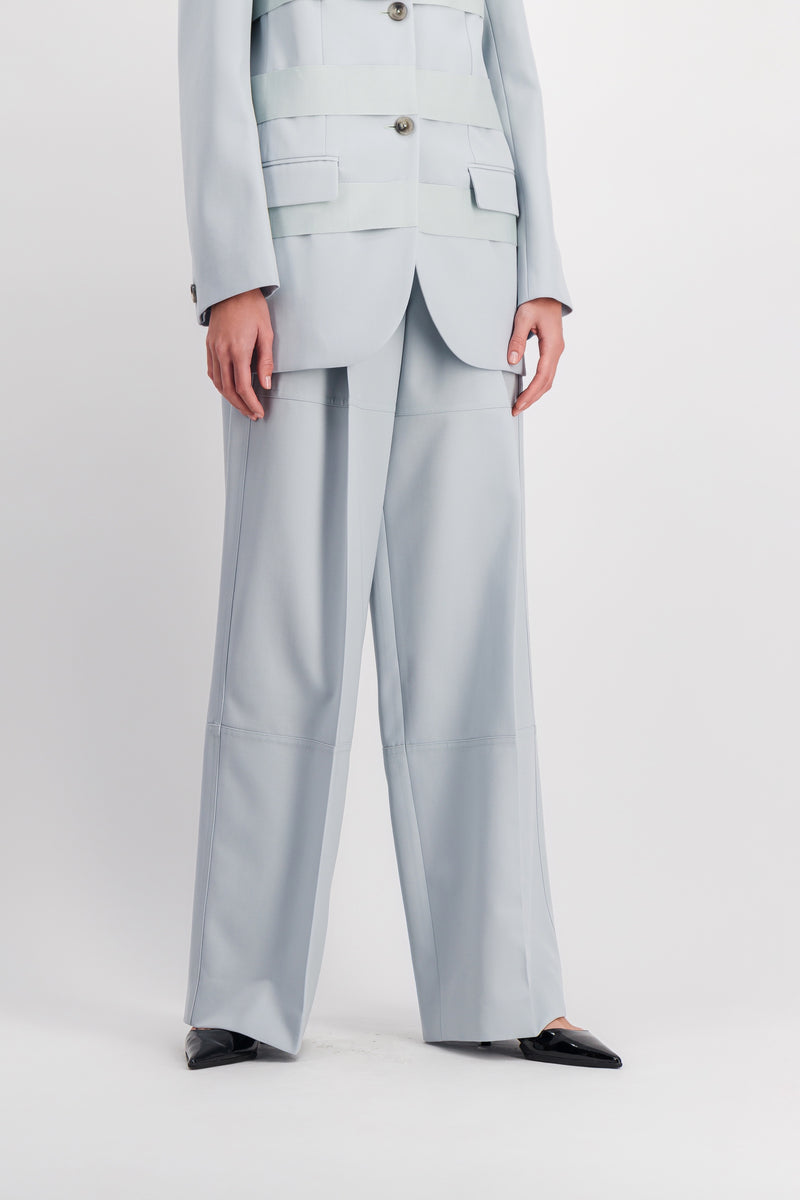 Nina Ricci - Grey wide leg wool pants