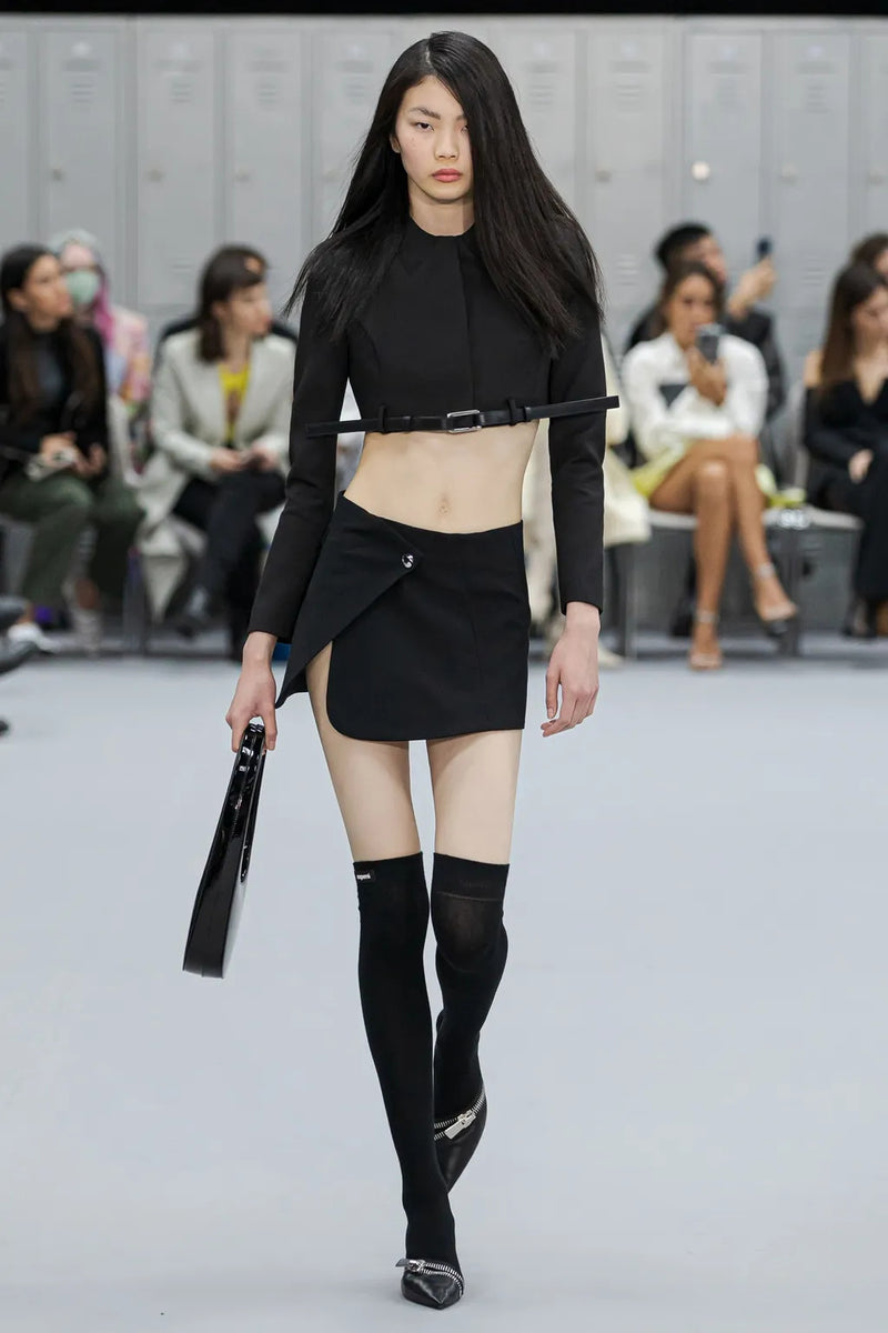 Coperni - Cropped trompe l'oeil jacket