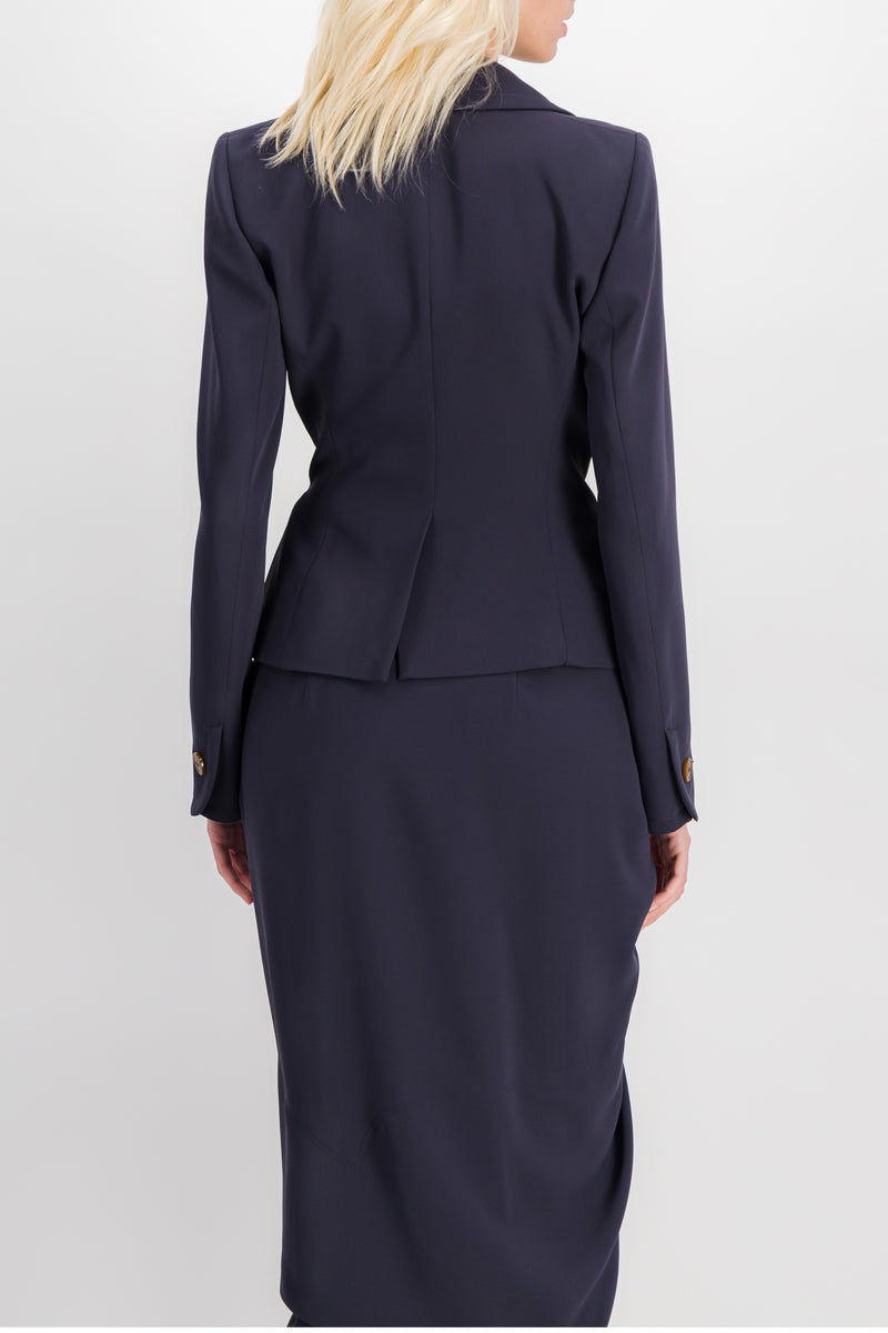 Vivienne Westwood - Draped cady tailoring blazer