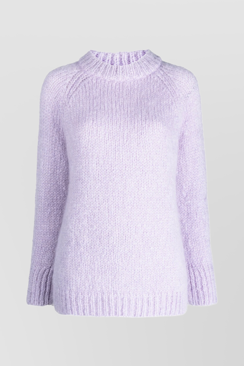 Cecilie Bahnsen - Loose mohair high neck jumper