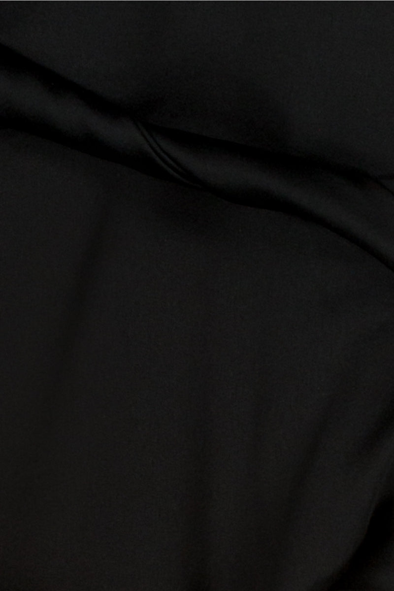 Atlein - Asymmetric straps draped crêpe satin mini dress