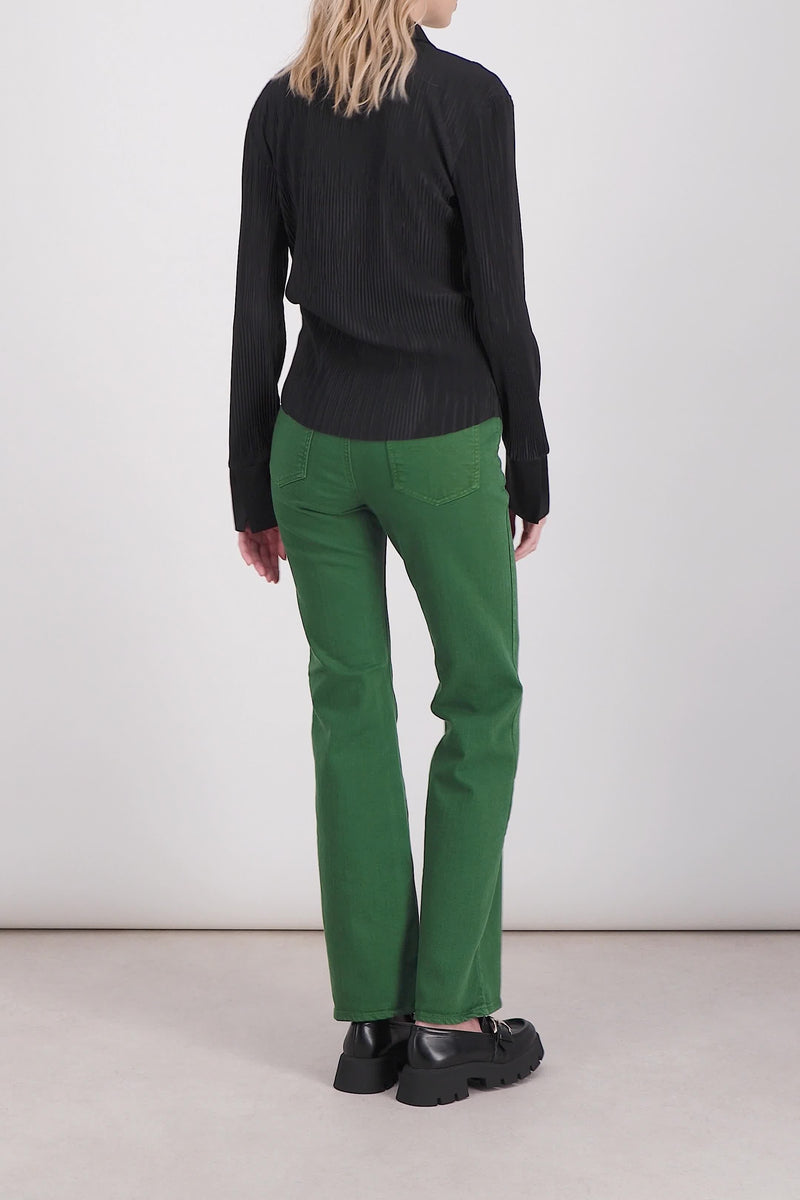 Atlein - Pleated recycled jersey satin shirt