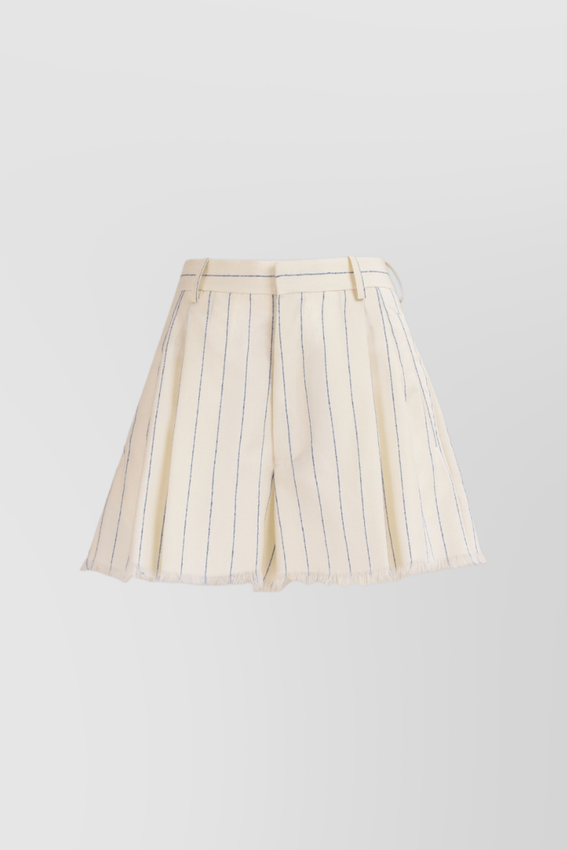 Marni - Striped virgin wool tailoring shorts