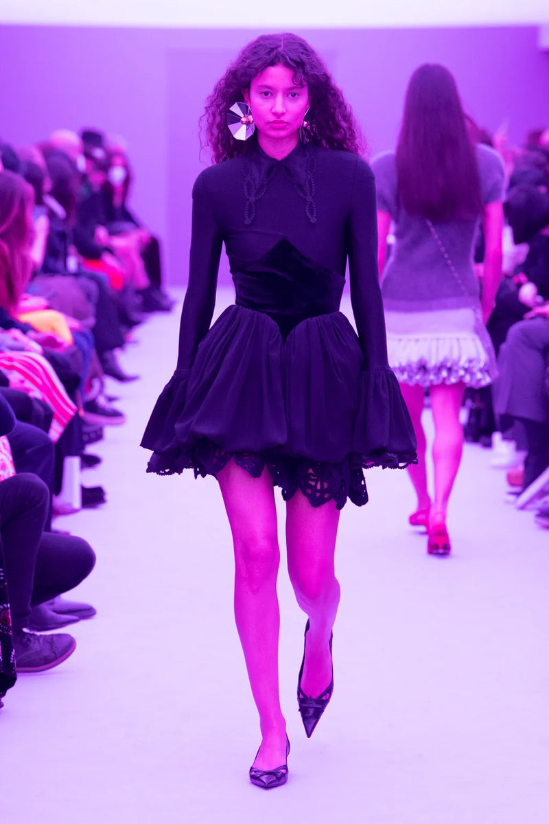 Paco Rabanne - Light satin shirt wit fluted cuffs