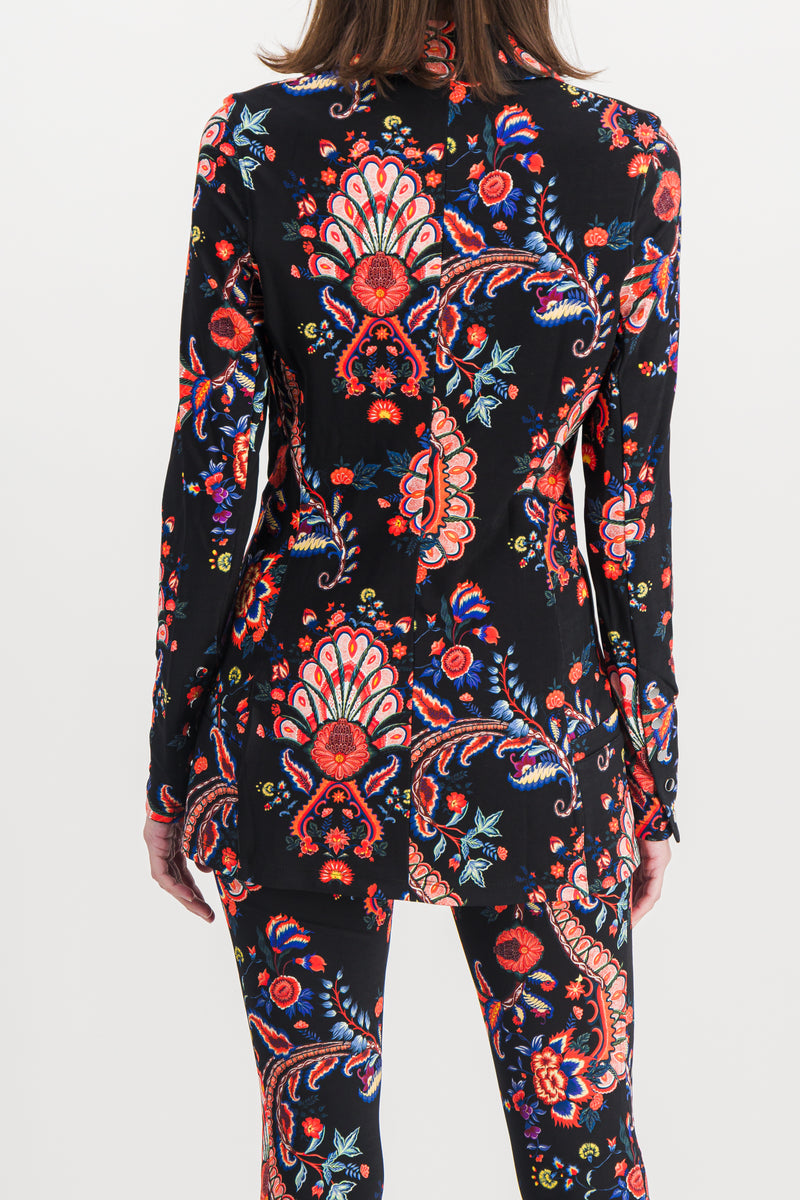 Paco Rabanne - Paisley printed fitted tailoring blazer