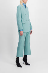 Straight double buttoned tailoring blazer