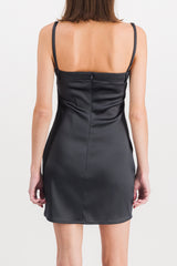 Bodycon mini dress with fine straps